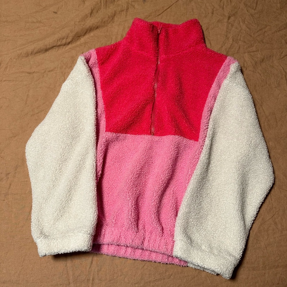 Like new Pink Lily color block pullover XS